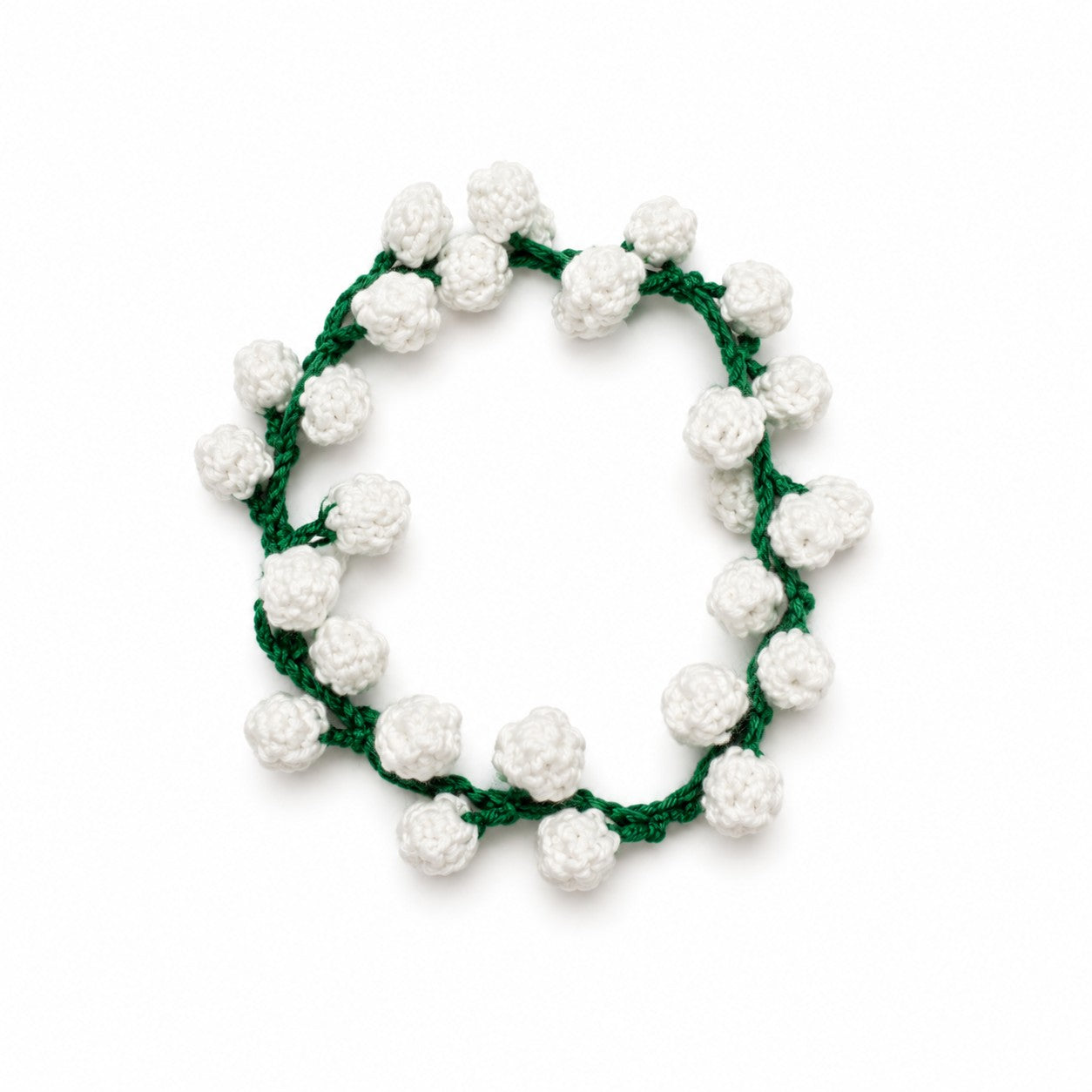 Handmade Crochet Mogra Gajra